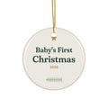 Baby's First Christmas 2026 Ceramic Ornament