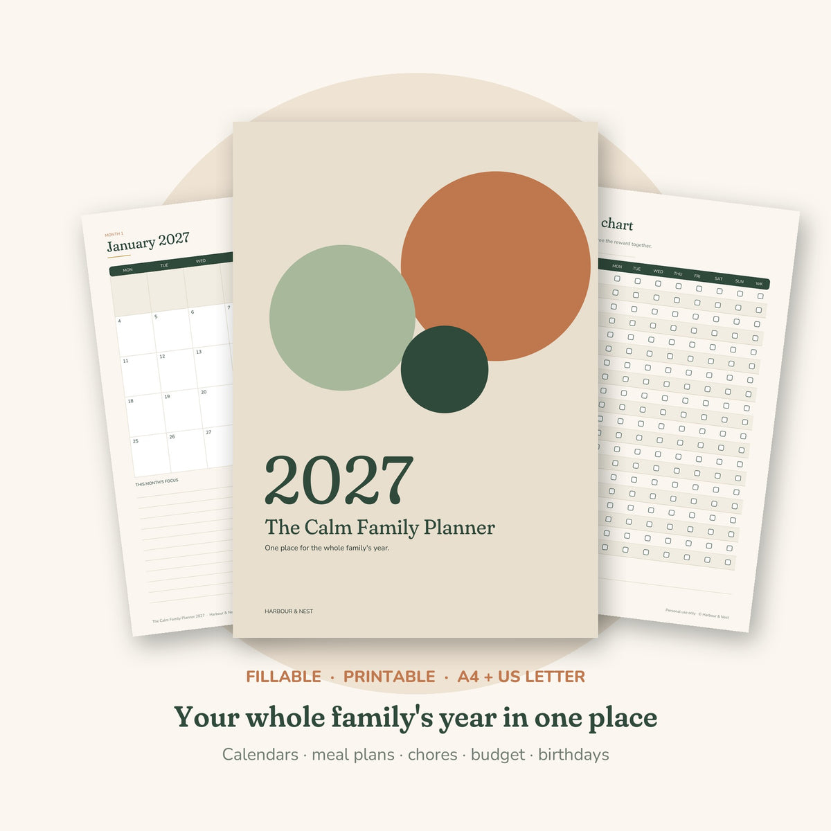 The Calm Family Planner 2027