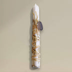 Taper candle 22x300mm splashed Christmas bundle of 3