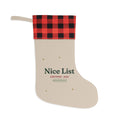 Nice List Certified 2026 Christmas Stocking