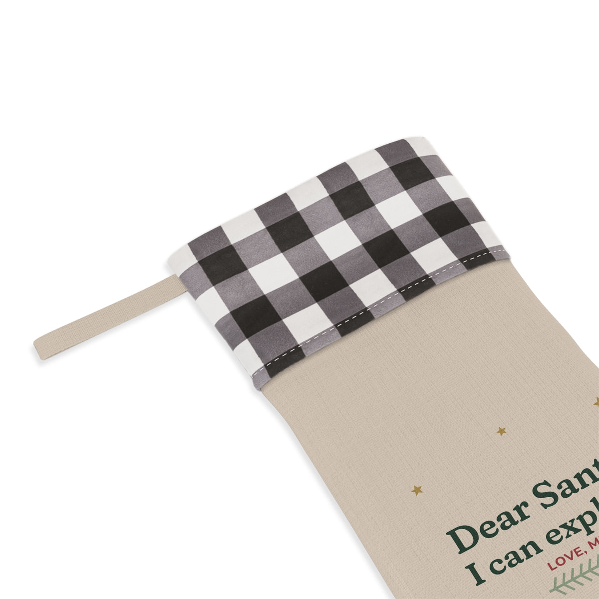 Dear Santa, I Can Explain Christmas Stocking