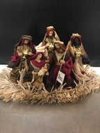 Handmade Christmas Nativity Set 25cm – Holy Family Manger Scene Figurines, Religious Christian Home Decor & Holiday Display
