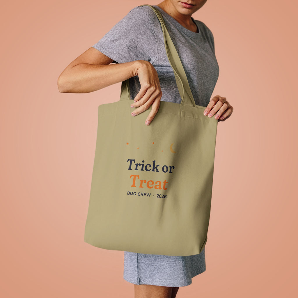Trick or Treat Boo Crew Halloween Tote Bag